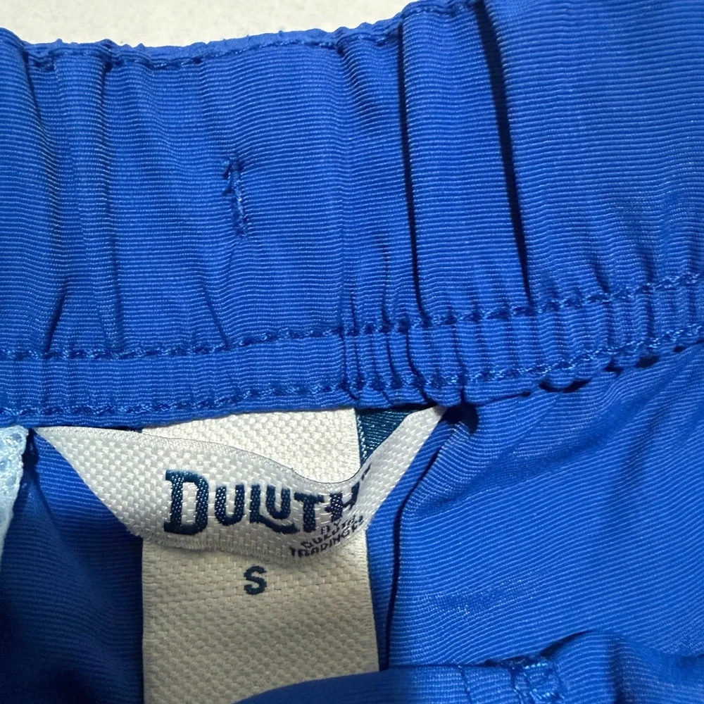 Duluth Trading 2 Pairs‎ swim trunks shorts, yellow and blue, men's small #1475
